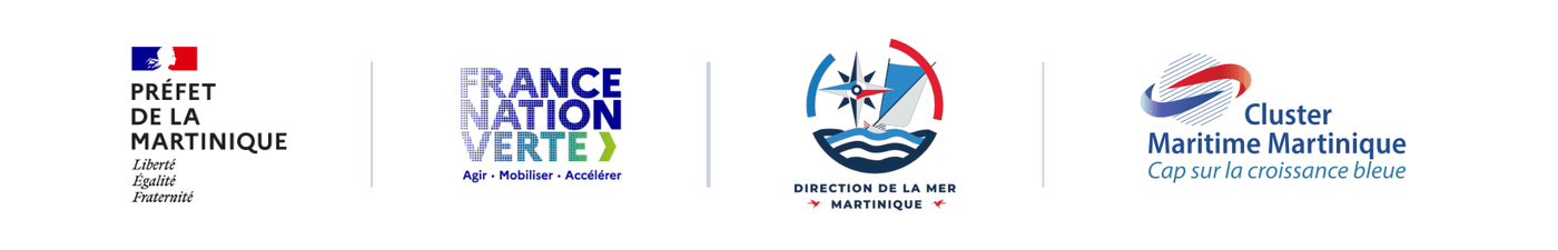 Partenaires : Préfet de la Martinique, France Nation Verte, Direction de la Mer Martinique, Cluster Maritime Martinique
