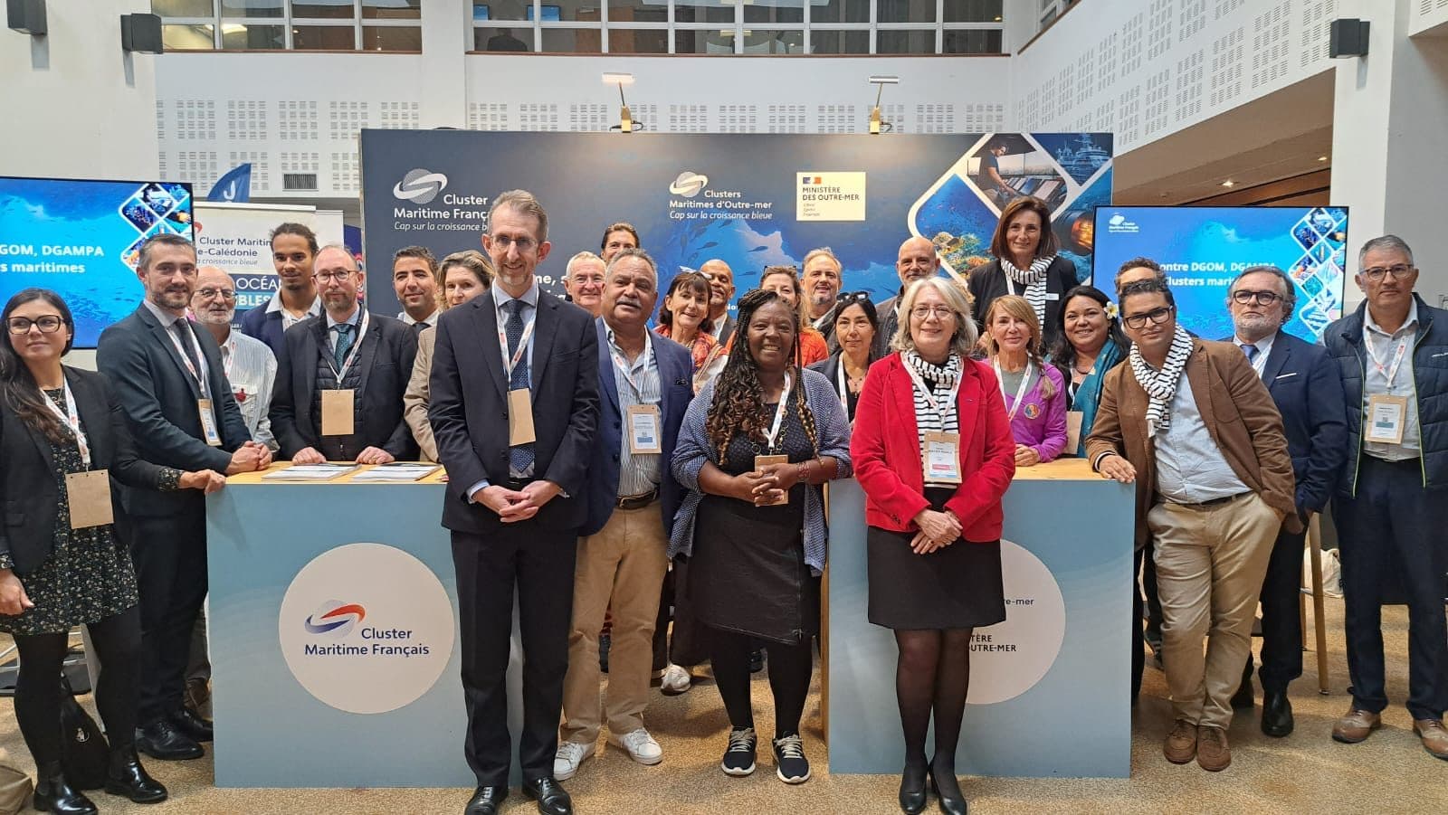 Alexandrine Milesi lors d'une rencontre des Clusters Maritimes d'Outre-mer avec le Ministère des Outre-mer